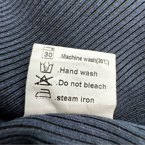 Anrabess Blue Halter Strappy Dress Circle Front Cutout SZ M - Picture 11 of 15